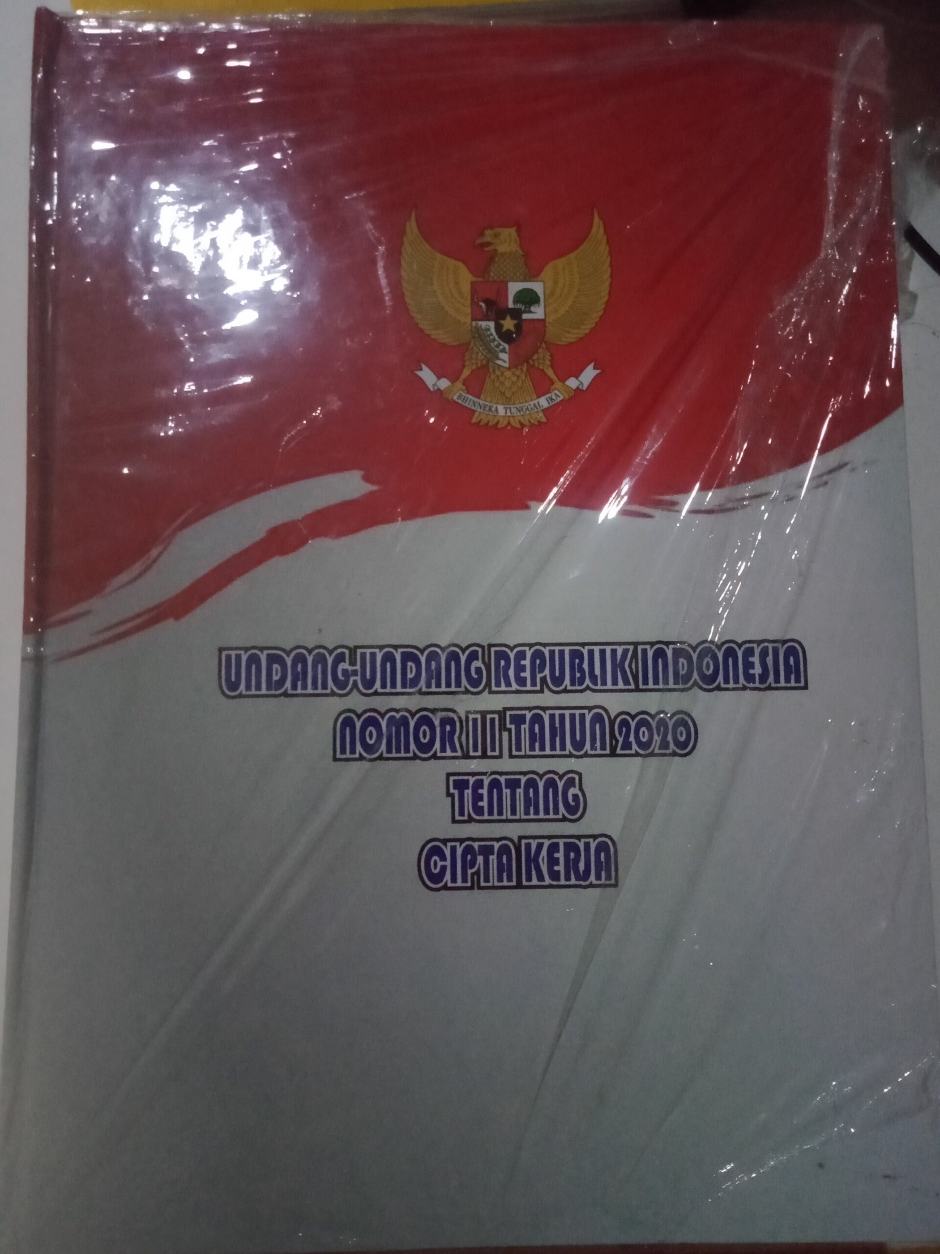 UNDANG UNDANG REPUBLIK INDONESIA NOMOR 11 TAHUN 2020 TENTANG CIPTA ...